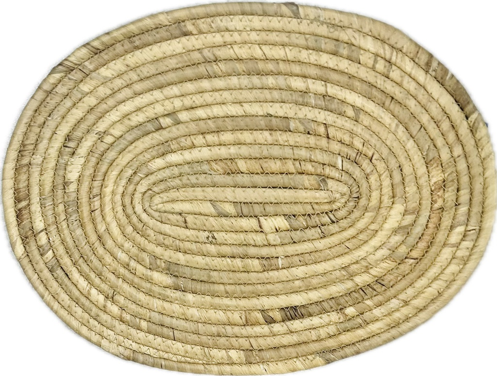 salvamantel seagrass ovalado