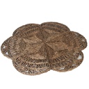 alfombra redonda plegable redonda calada