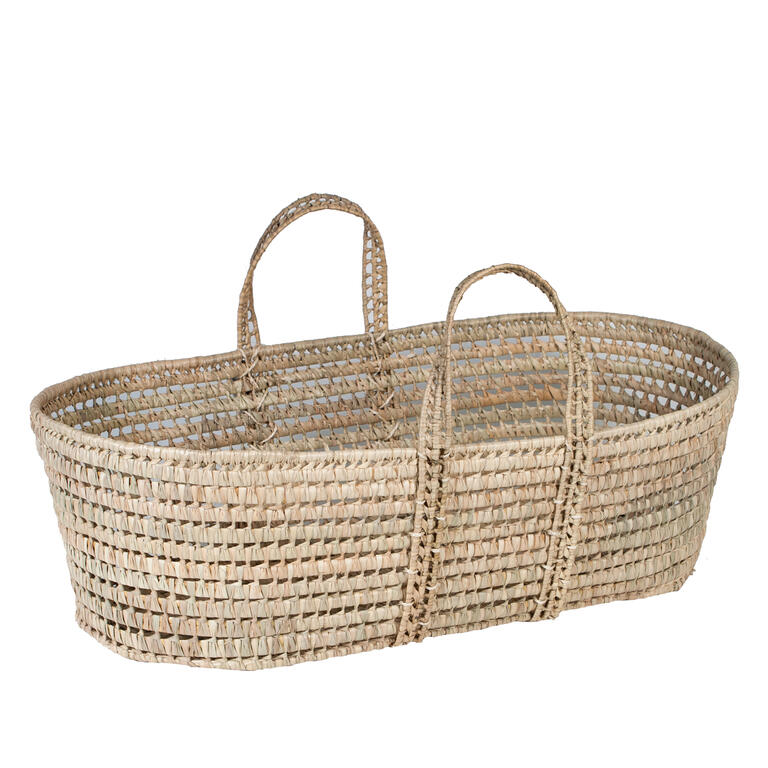 Moisés de palma para bebé 87x48x27 cm aprox.