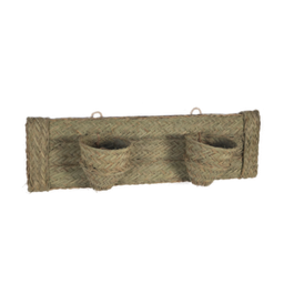 macetero de pared doble horizontal
