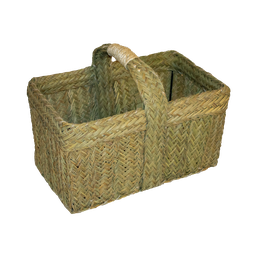 cesta rectangular armazon forja